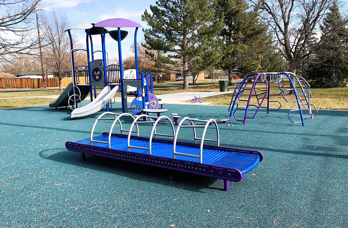 Roller crawling slide at Berry Park